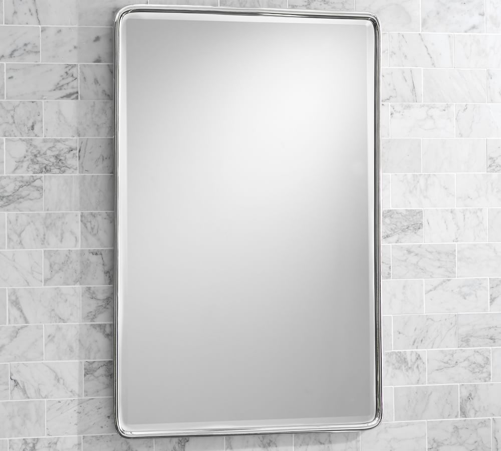 Vintage Rounded Rectangular Mirror | Pottery Barn (US)
