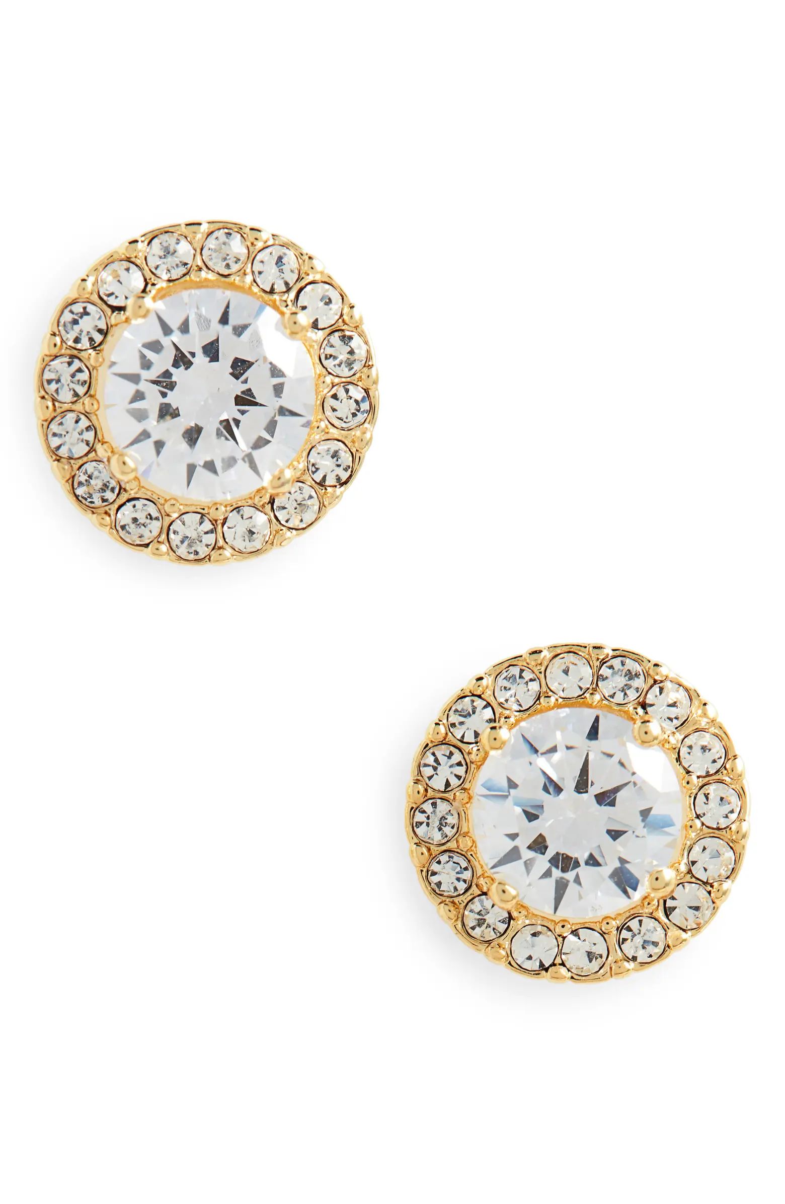 Nordstrom Halo Cubic Zirconia Stud Earrings | Nordstrom | Nordstrom