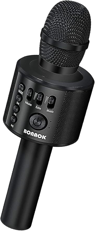 BONAOK Wireless Bluetooth Karaoke Microphone,3-in-1 Portable Handheld Karaoke Mic Speaker Machine... | Amazon (US)