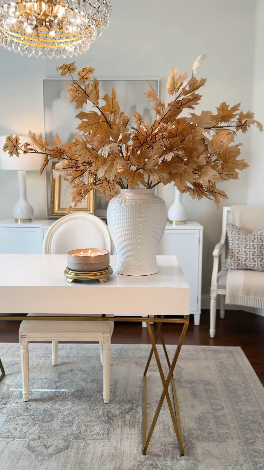 Faux maple leaf stems from hobby lobby - fall decor 

#LTKhome #LTKfindsunder50 #LTKsalealert