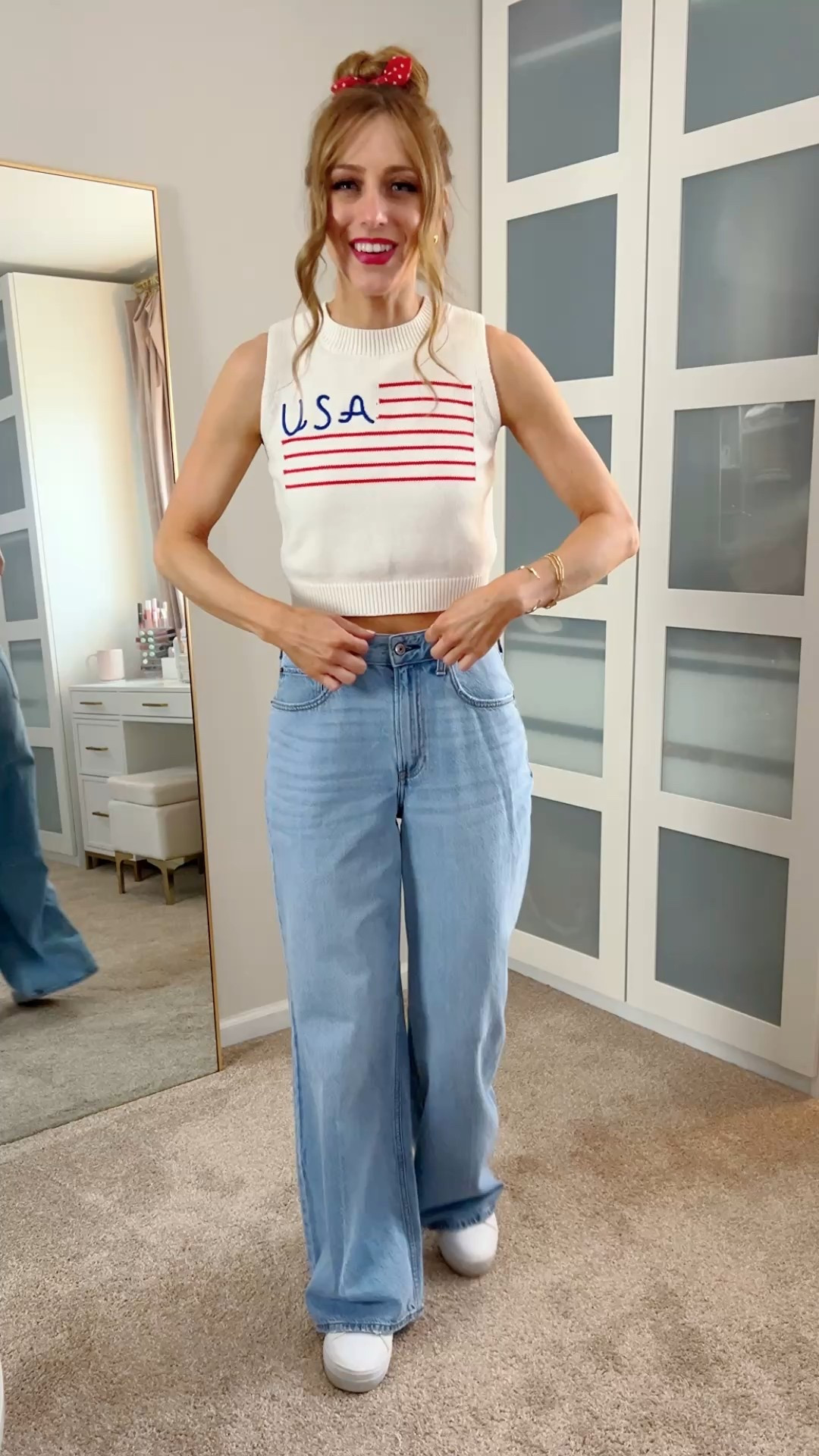 My jeans are currently on clearance and going fast!! I’m in a size 26 curve love, but probably could have sized down.



#LTKFindsUnder100 #LTKStyleTip #LTKWatchNow