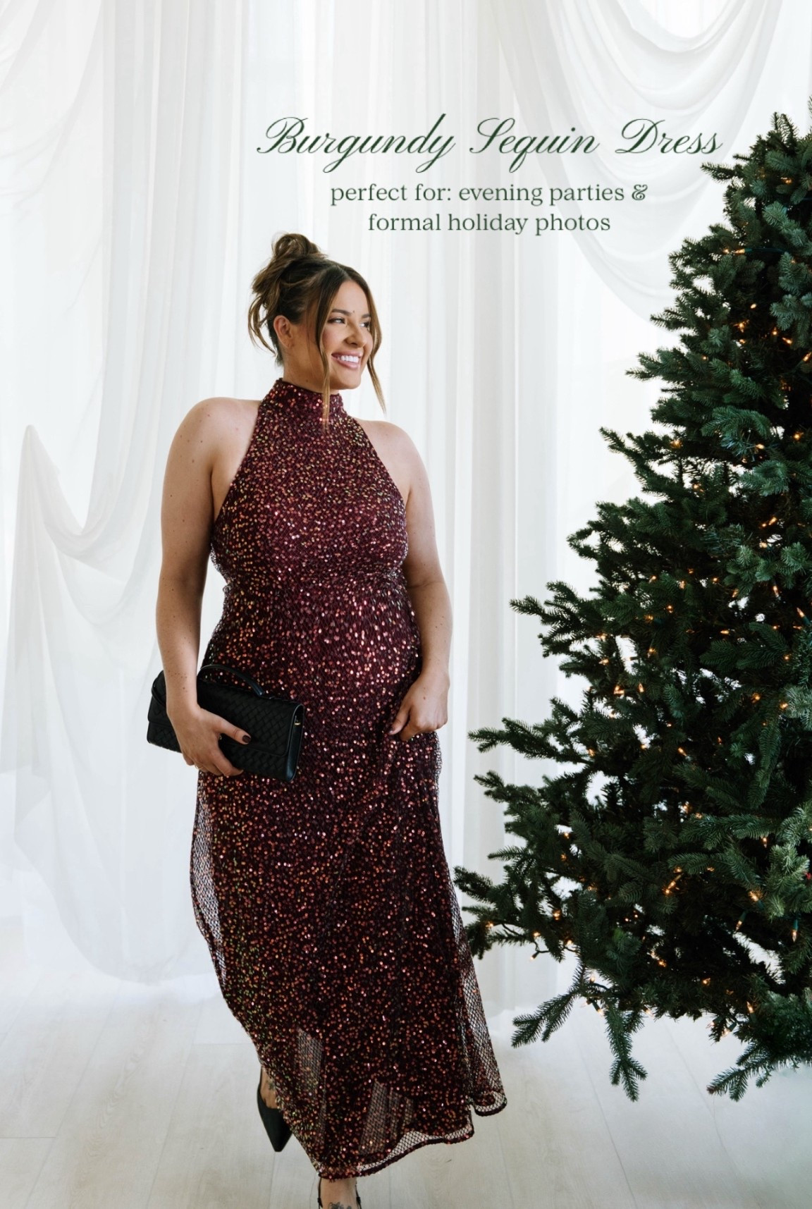 Holiday party and Christmas formal event dress! Wearing 10. 

#LTKHoliday