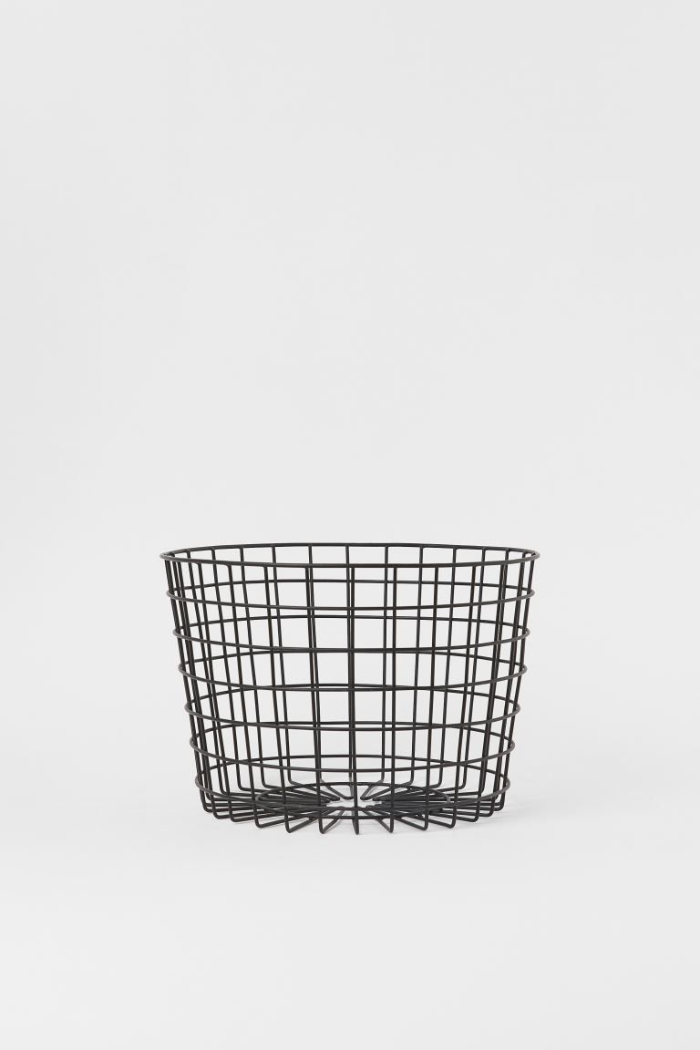 Round Metal Storage Basket | H&M (US)