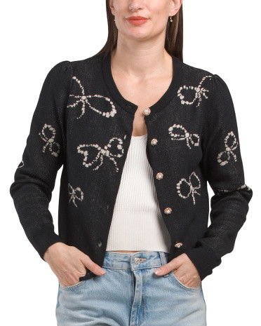 Liden Bow Cardigan | TJ Maxx