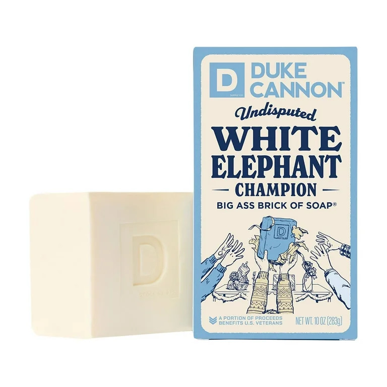 Duke Cannon Big Ass Brick of Soap for Men, Holiday White Elephant Champion, 10 oz Bar Soap - Walm... | Walmart (US)