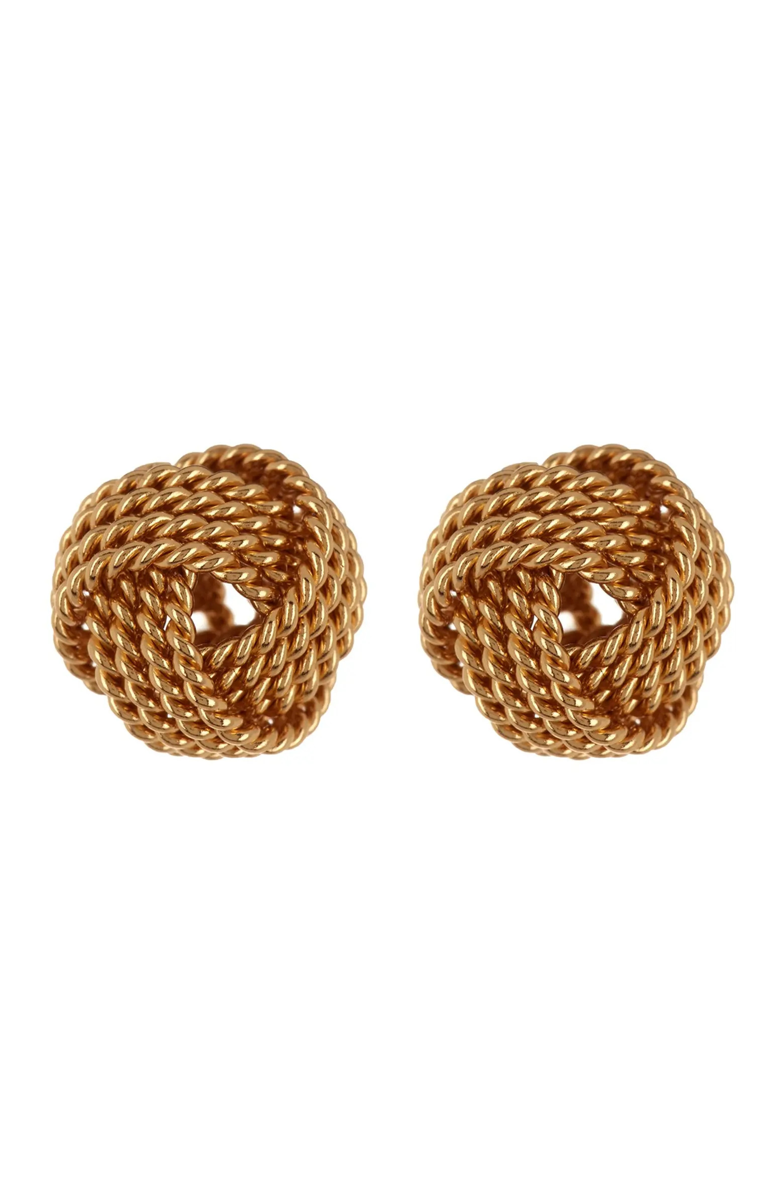Textured Knot Stud Earrings | Nordstrom Rack