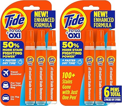 Tide Pen Stain Remover for Clothes, To Go Pen, Instant Stain Remover Pen & Spot Cleaner, Portable... | Amazon (US)
