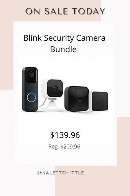 Amazon Blink Bundle…half off items today! 

#LTKGiftGuide #LTKsalealert #LTKSeasonal