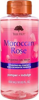 Tree Hut Moroccan Rose Nourishing & Moisturizing Foaming Gel Wash, 18 oz., Hydrating | Amazon (US)