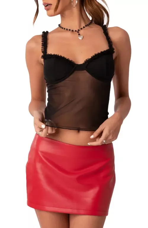 Women's Mercy Sheer Mesh Bra Top