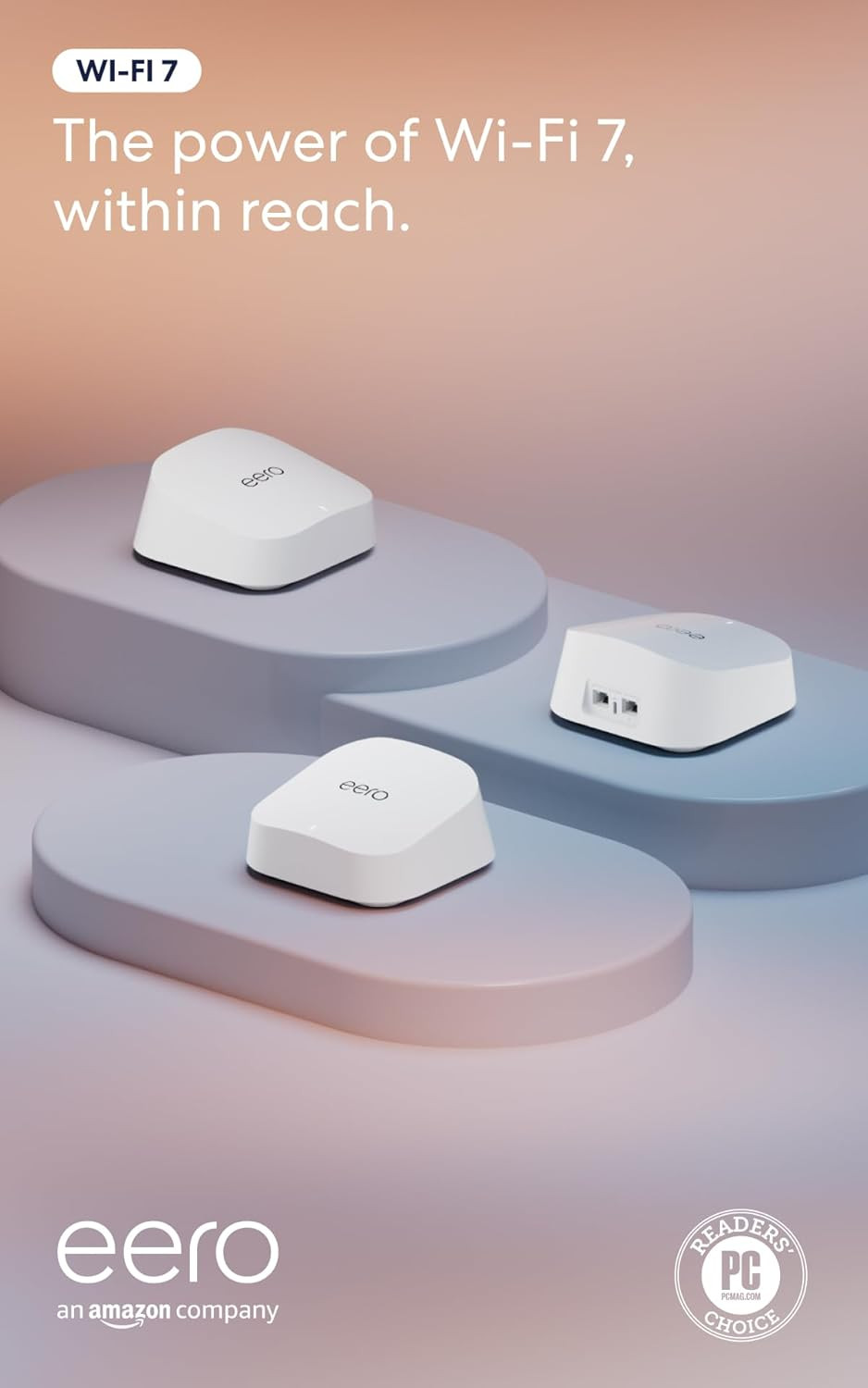 Amazon eero 7 dual-band mesh Wi-Fi 7 router (newest model) - Supports internet plans up to 2.5 Gbps, Coverage up to 6,000 sq. ft., 3-pack | Amazon (US)