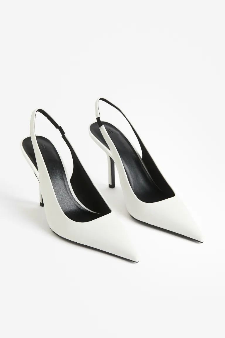 Pointed slingback court shoes | H&M (UK, MY, IN, SG, PH, TW, HK)