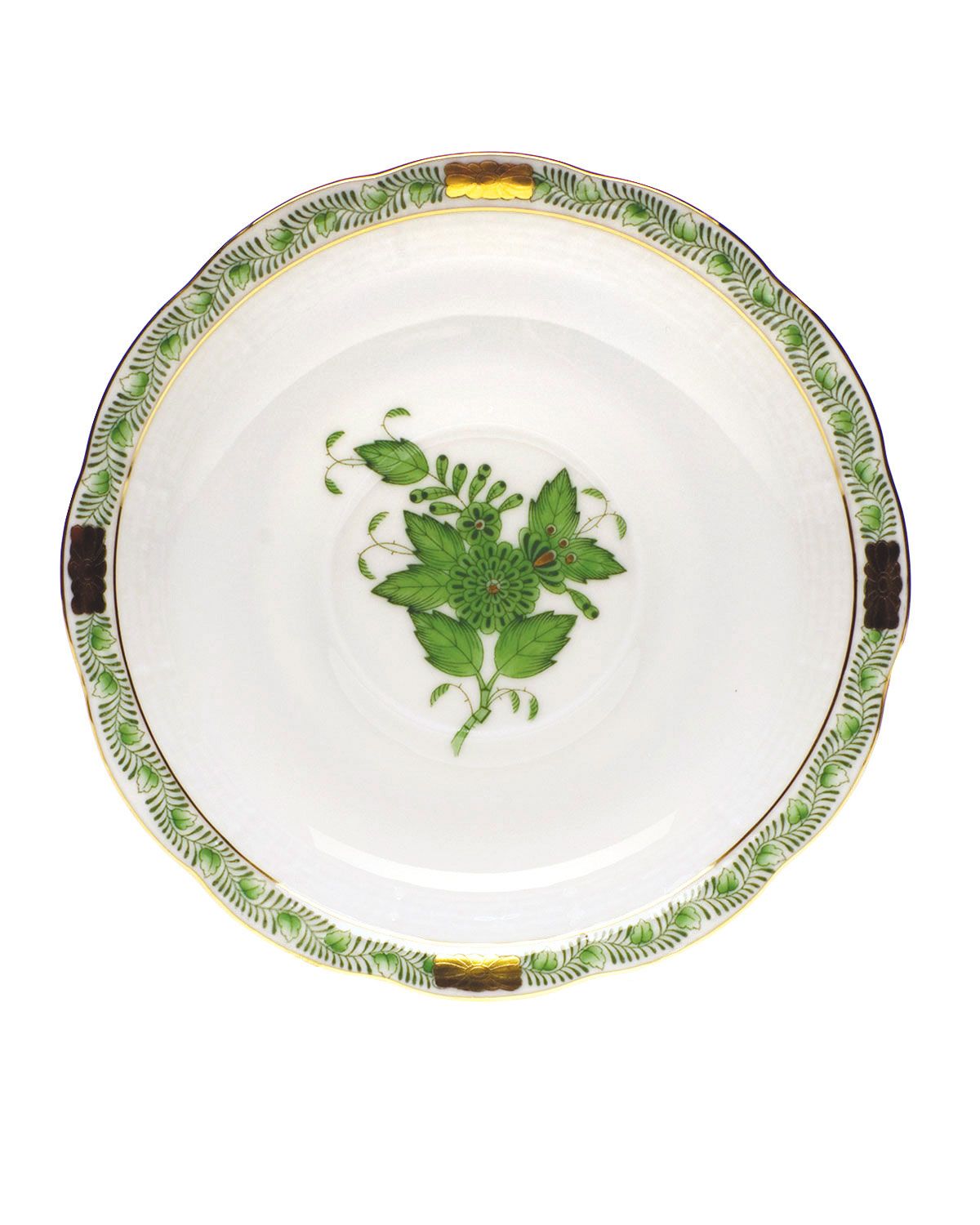 Green Chinese Bouquet Dinner Plate | Neiman Marcus