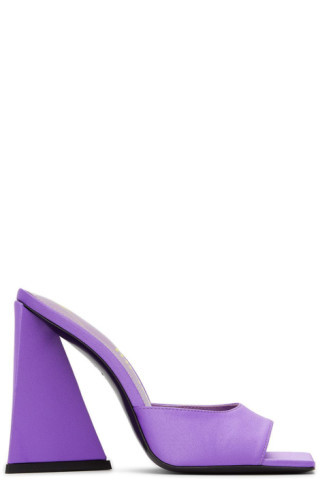 Purple Devon Heeled Sandals | SSENSE