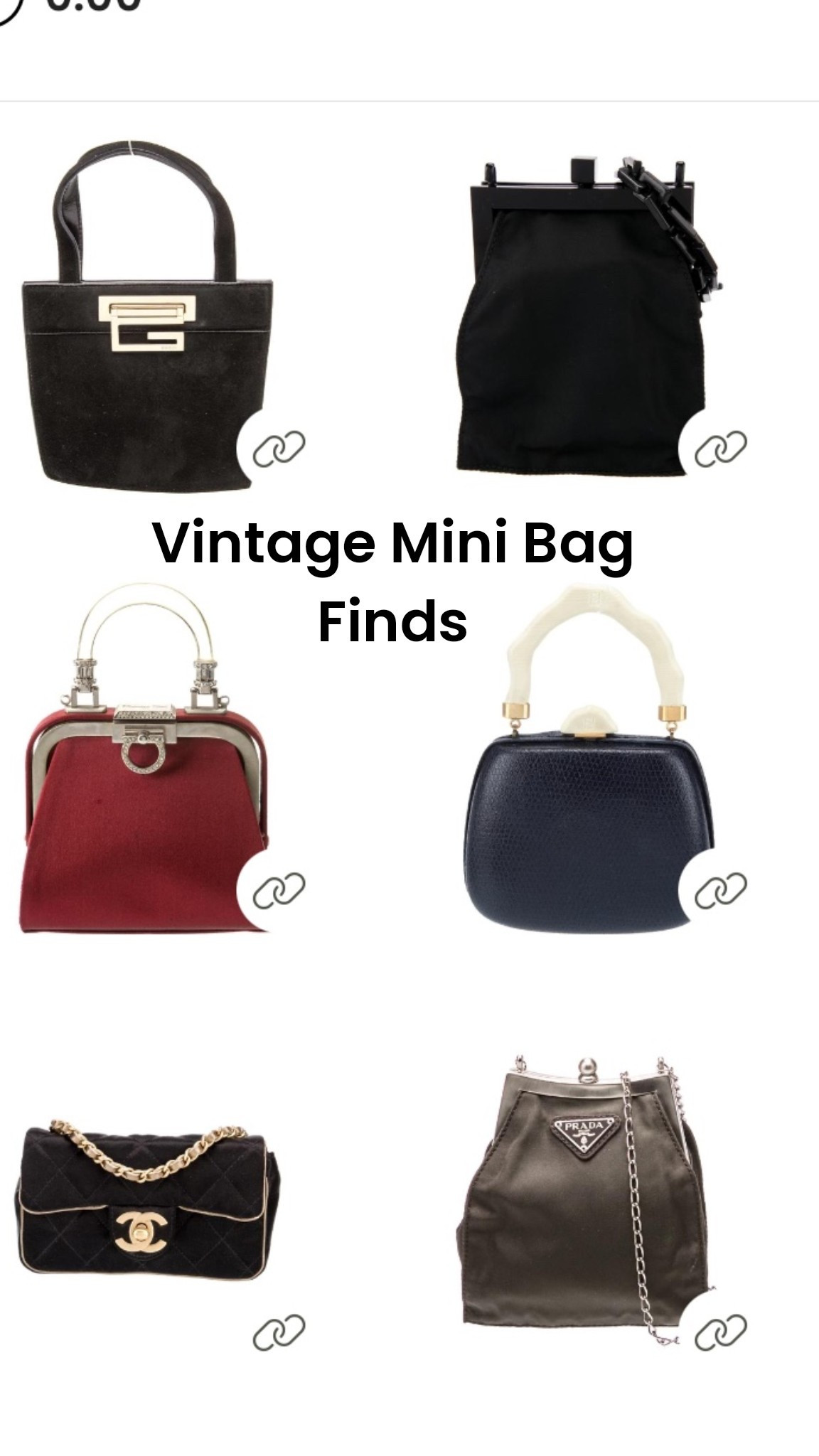 Vintage mini bag shopping edit! 

#LTKItBag
