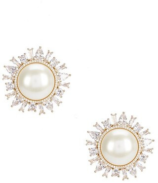 x Nicola Bathie Maddie Pearl Stud Earrings | Dillard's