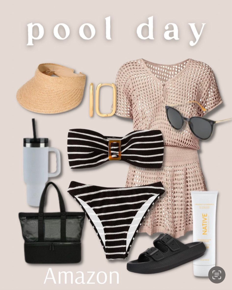Pool day essentials! 
Amazon swimwear 

#LTKStyleTip #LTKSwim #LTKFindsUnder50