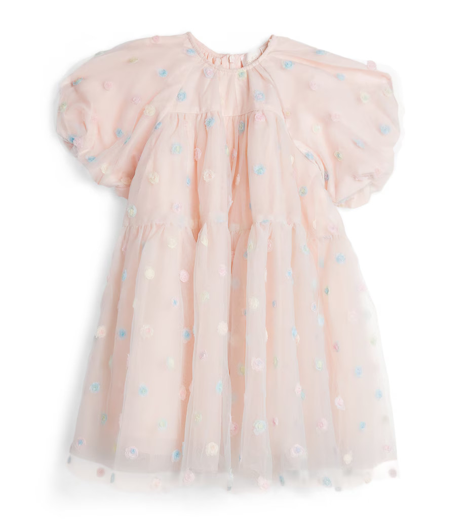 Tulle Rosebud Dress (4-16 Years) | Harrods