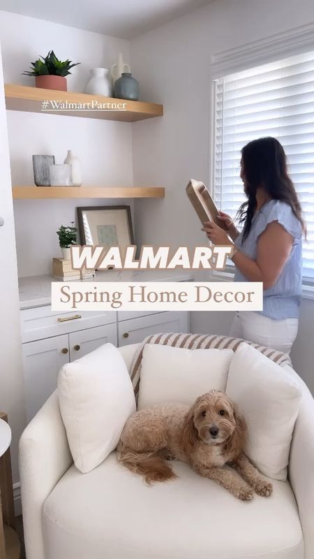 #WalmartPartner Spruced up some spaces in our home with some Spring home decor pieces from @Walmart! I am loving how all the neutrals come together and everything is so affordable too!! #WalmartHome