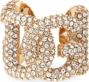 Dolce&Gabbana Crystal Embellished DG Logo Ear Cuff | Nordstrom | Nordstrom