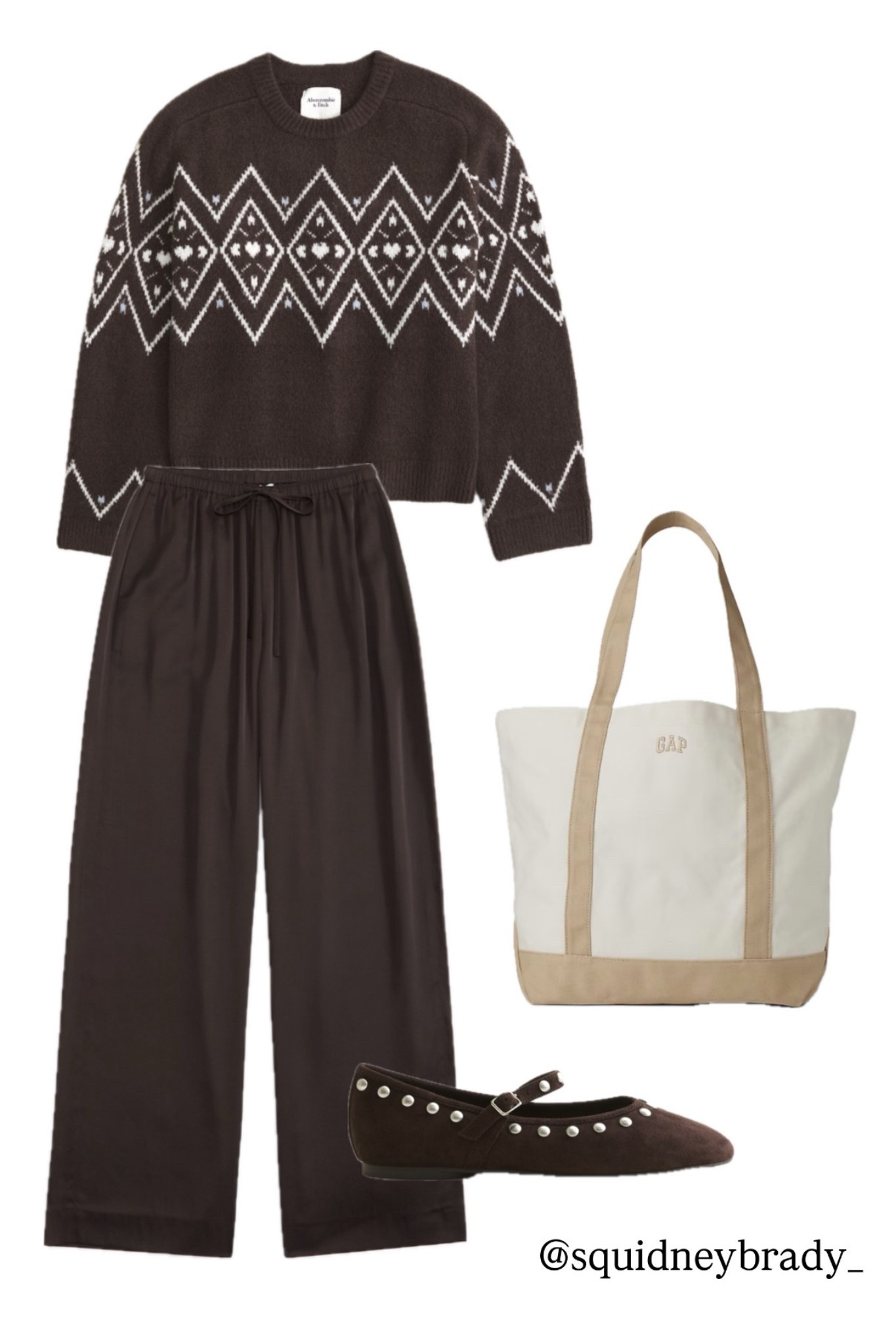 The cutest brown outfit! I love this holiday inspired sweater that can be worn all winter. A big canvas tote is a staple in everyone’s wardrobe 

Holiday deals, Abercrombie sale, gap bags, brown outfits, women’s sweaters 

#LTKHoliday #LTKFindsUnder100 #LTKCyberWeek