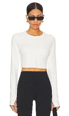 Splits59 Airweight Crop Top in White from Revolve.com | Revolve Clothing (Global)