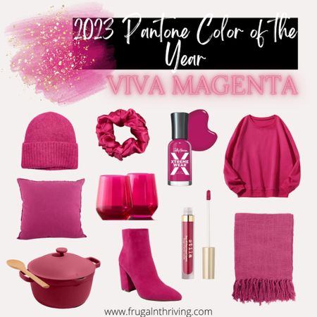 The Pantone Color of the Year 2023: Viva Magenta - brave, fearless, & exuberant 🌺

#LTKhome #LTKbeauty #LTKstyletip