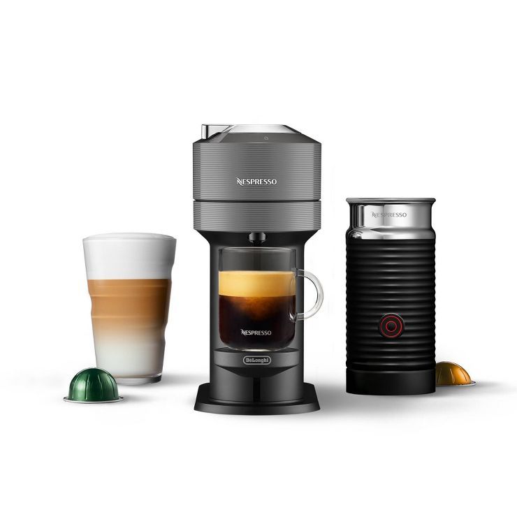 Nespresso Vertuo Next Espresso and Coffee Machine Bundle by De'Longhi - Gray | Target