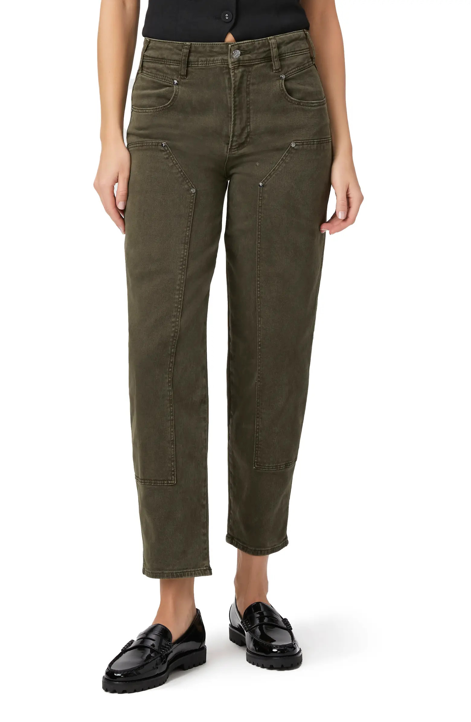 PAIGE Alexis Workwear High Waist Barrel Pants | Nordstrom | Nordstrom