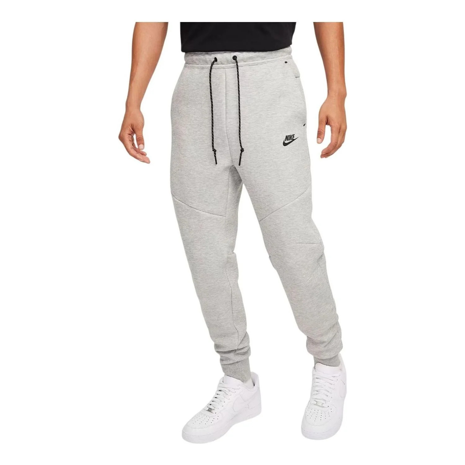 Nike Tech Fleece Joggers 'Dark Grey Heather Black' HV0959-063 | KICKS CREW