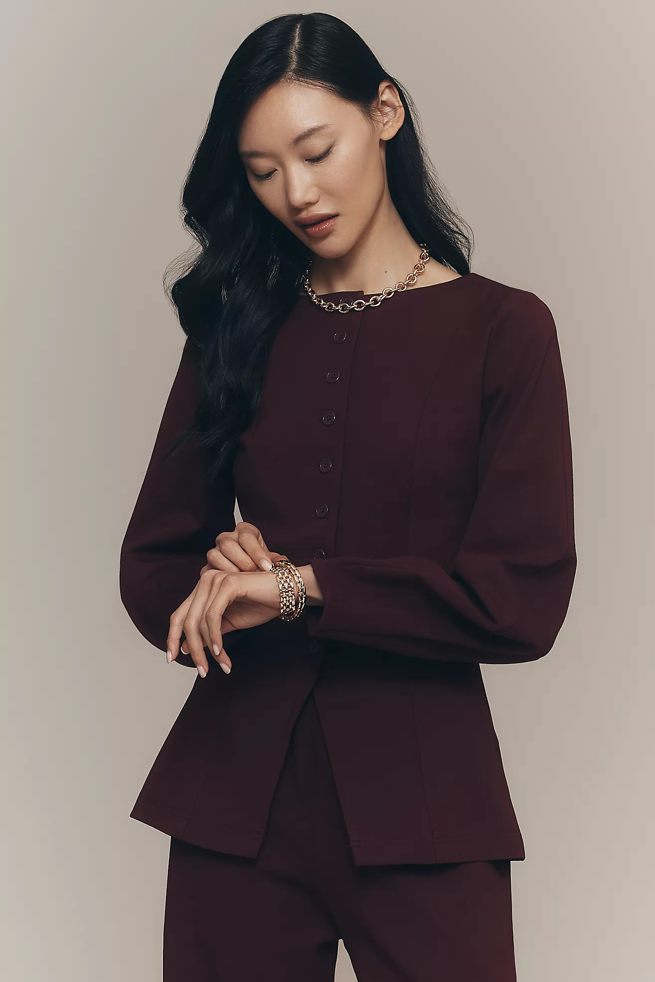 ALIGNE Bonnie Ponte Blazer | Anthropologie (US)