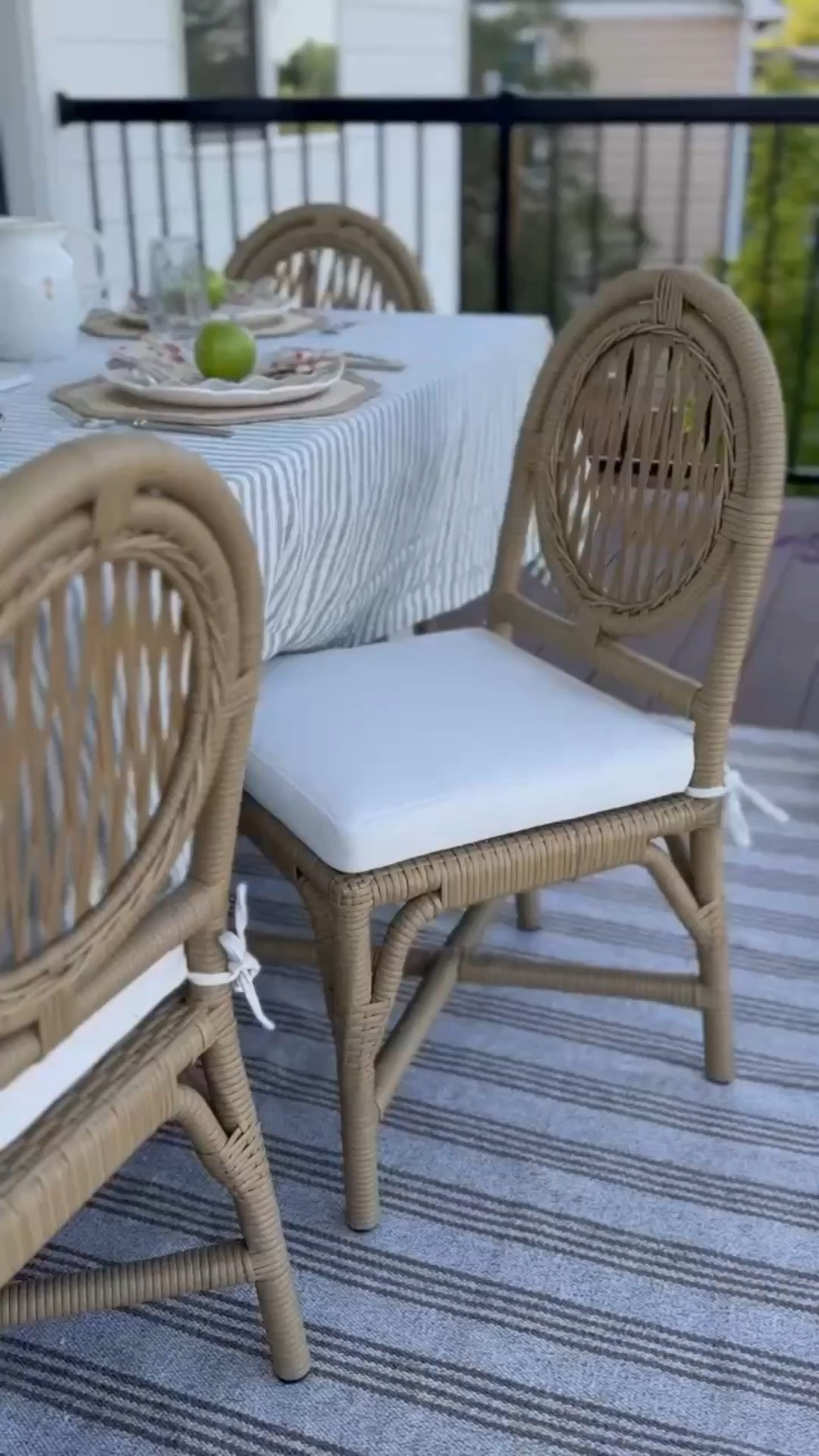 My outdoor dining chairs are 30% off right now during the McGee & Co outdoor event! They come as a set of 2, are equal parts whimsical and dainty, and have the most beautiful texture. 

#LTKHome #LTKSaleAlert