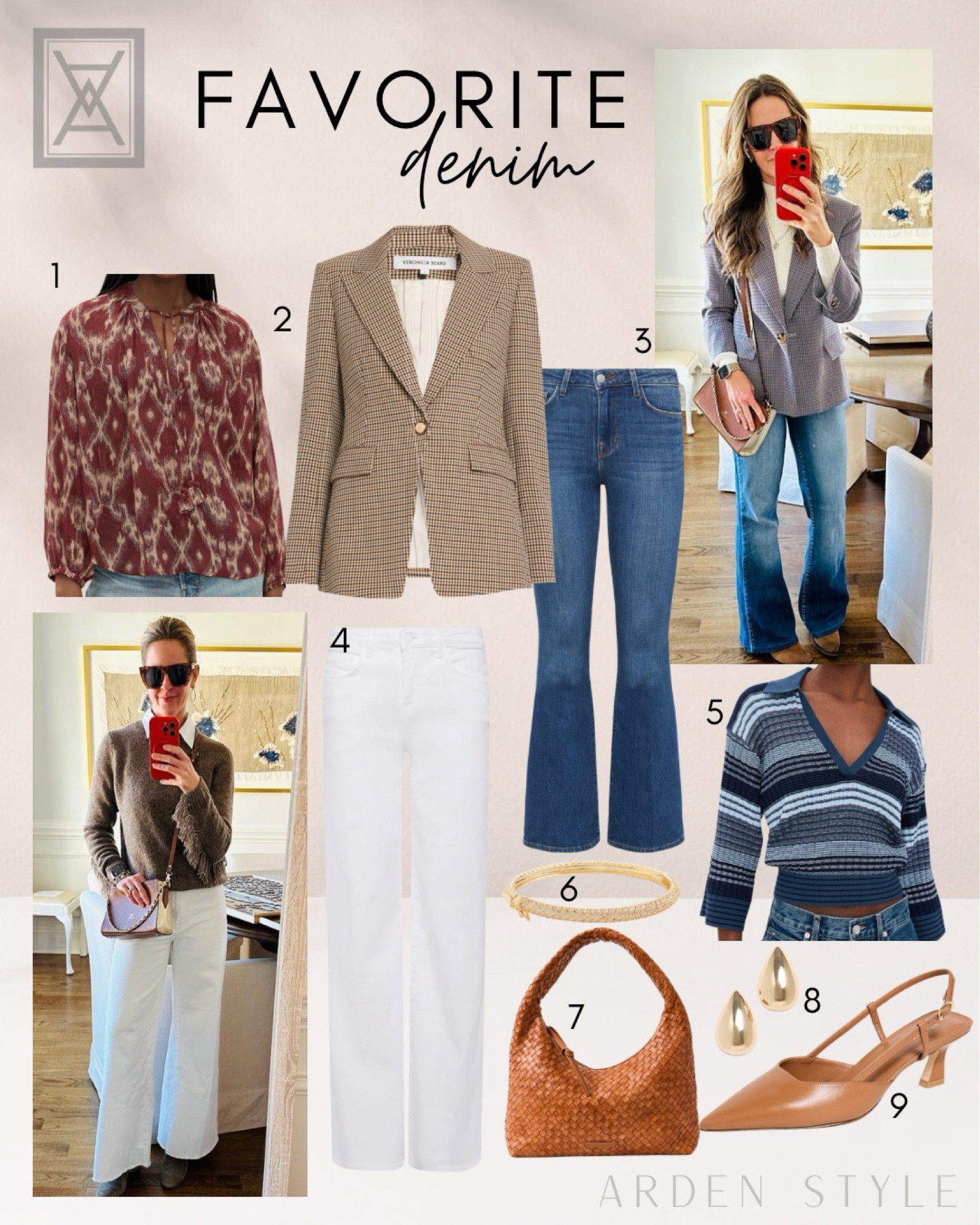 My favorite way to style my favorite denim. A good pair of jeans goes a long way.

#LTKWorkwear #LTKOver40 #LTKTravel