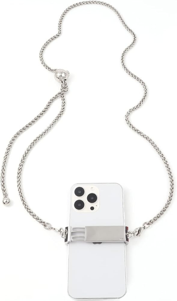Portable Crossbody Phone Lanyard - Adjustable Metal Chain Case | Amazon (US)