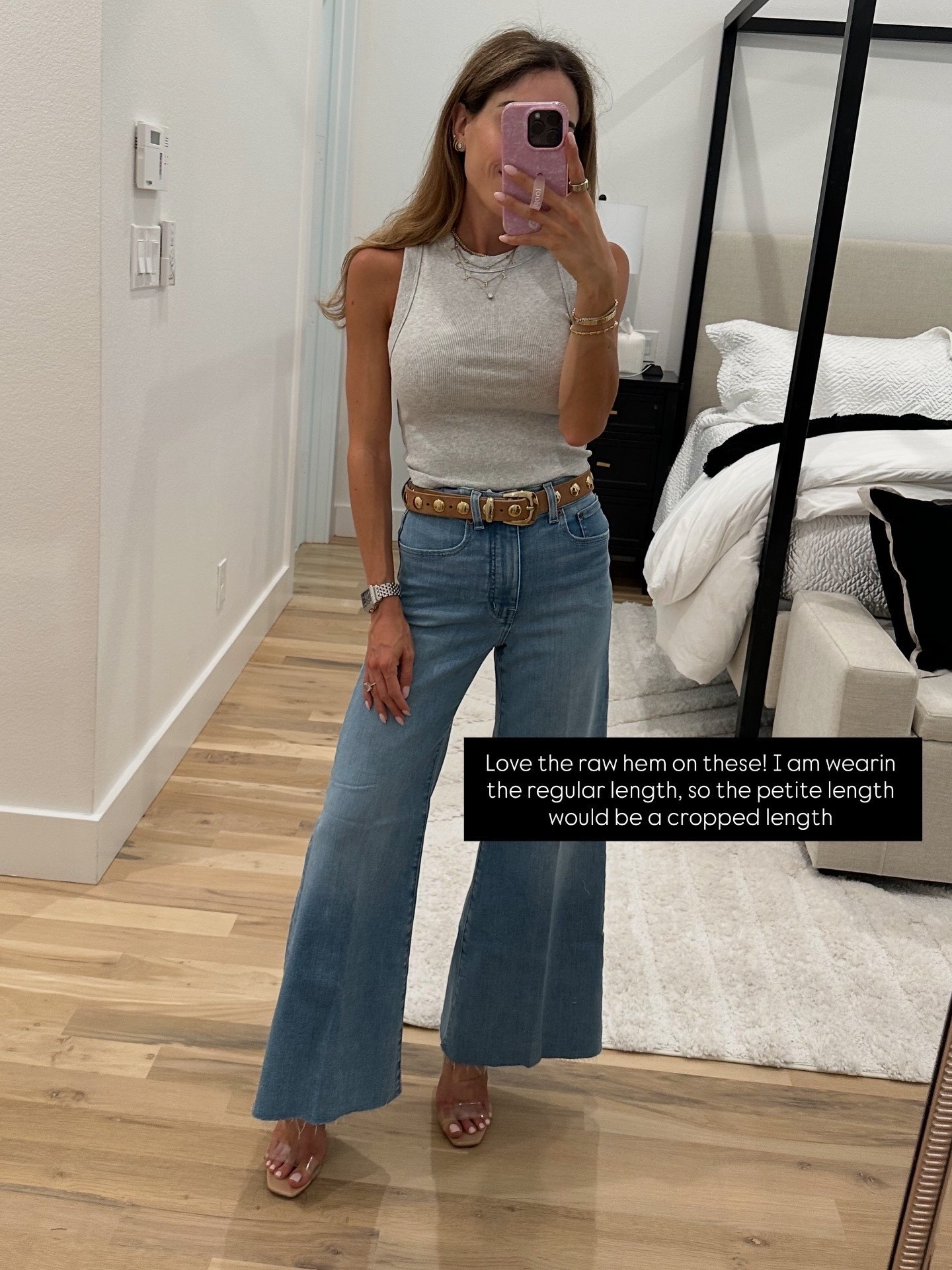 Petite friendly raw hem wide leg cropped jeans size 23 on sale! 

#LTKSaleAlert #LTKPetite