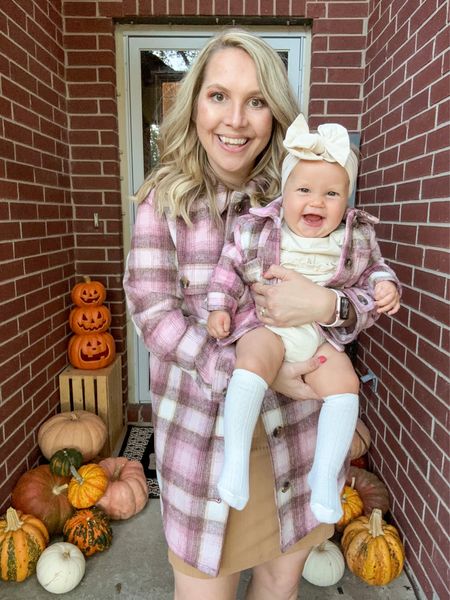 Last day for 50% off everything at Old Navy! I’m wearing a size small in the shacket and a medium dress. And Margaret is in a 6-12 month romper and 3-6 min the shacket. 

Fall fashion, fall style, fall outfits, fall dresses, shacket, matching outfits, fall boots, old navy style

#LTKSeasonal #LTKsalealert #LTKbaby