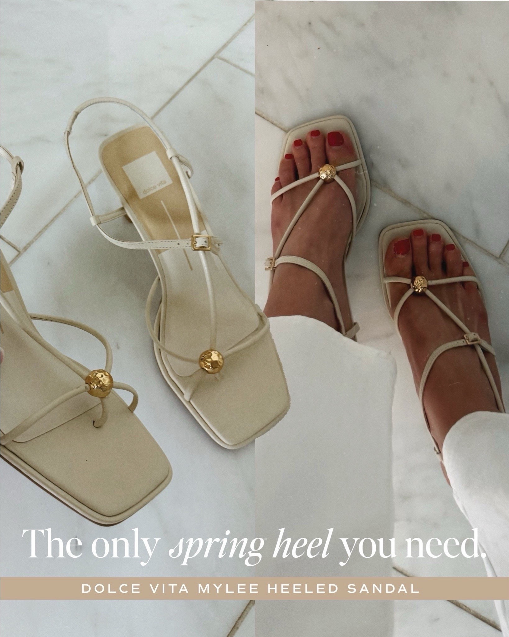 A really good spring kitten sandal 