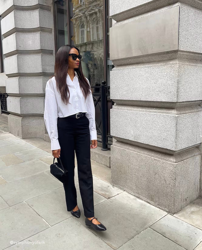 Camila Leather Black | Flattered