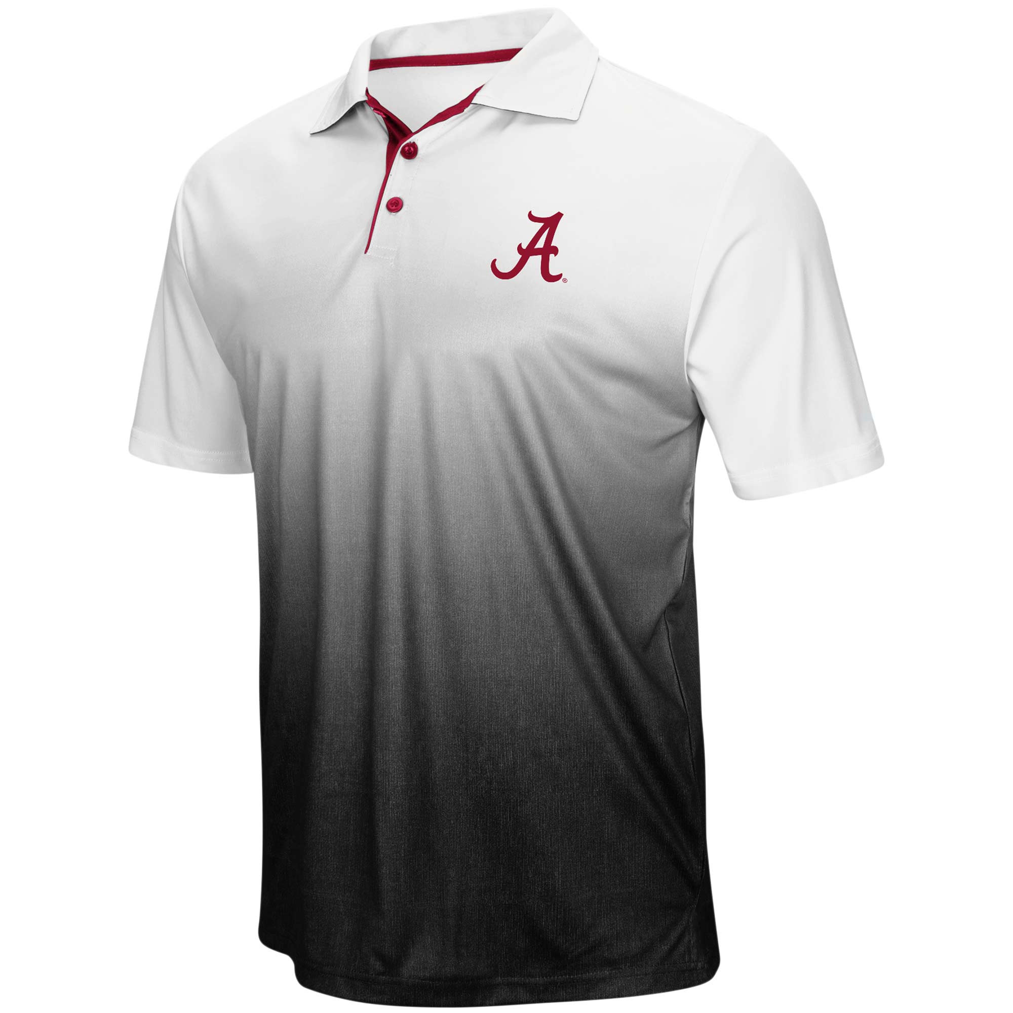 Men's Colosseum Heathered Gray Alabama Crimson Tide Magic Team Logo Polo | Fanatics