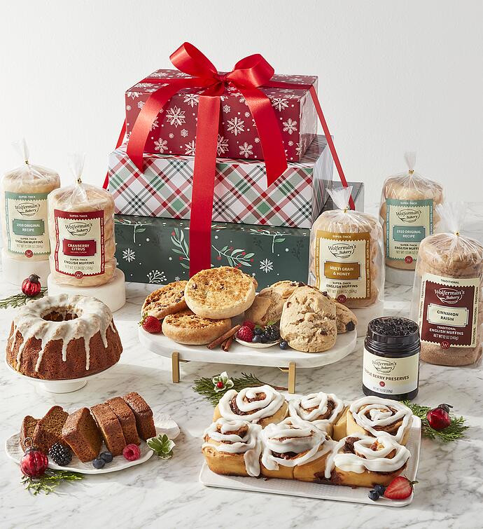 Grand Christmas Cheer Gift Tower | Wolferman's