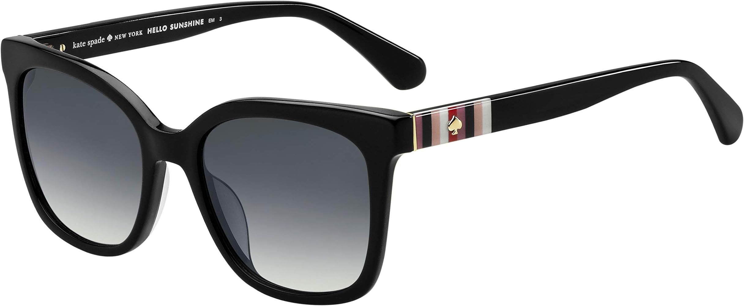 Kate Spade Kiya/S Square Sunglasses for Women + BUNDLE with Designer iWear Eyewear Care Kit | Amazon (US)