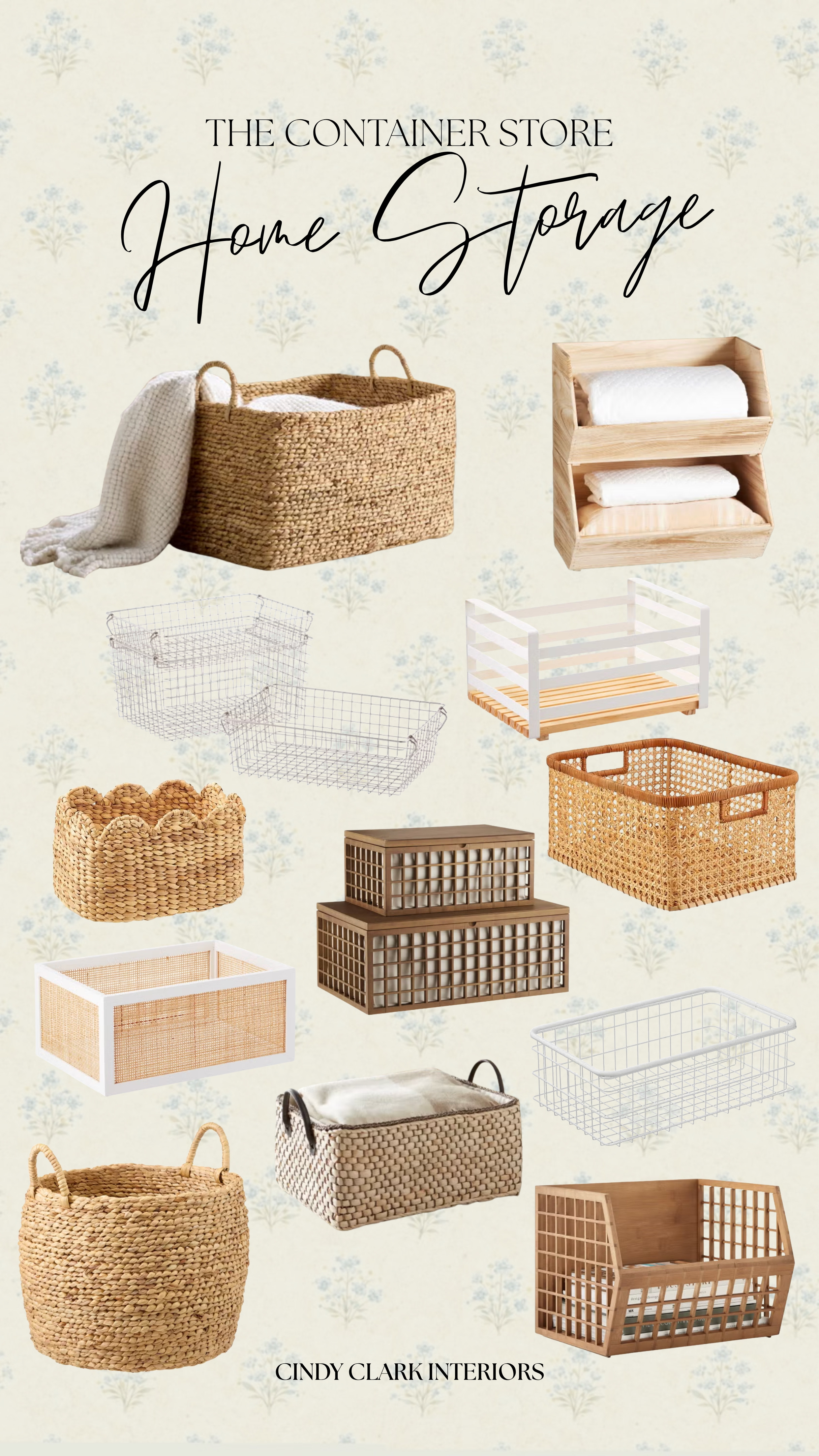 This is always my go-to for bins and baskets to organize our home!

the container store, woven baskets, wire bins, organization bins, storage baskets 

 #LTKHome