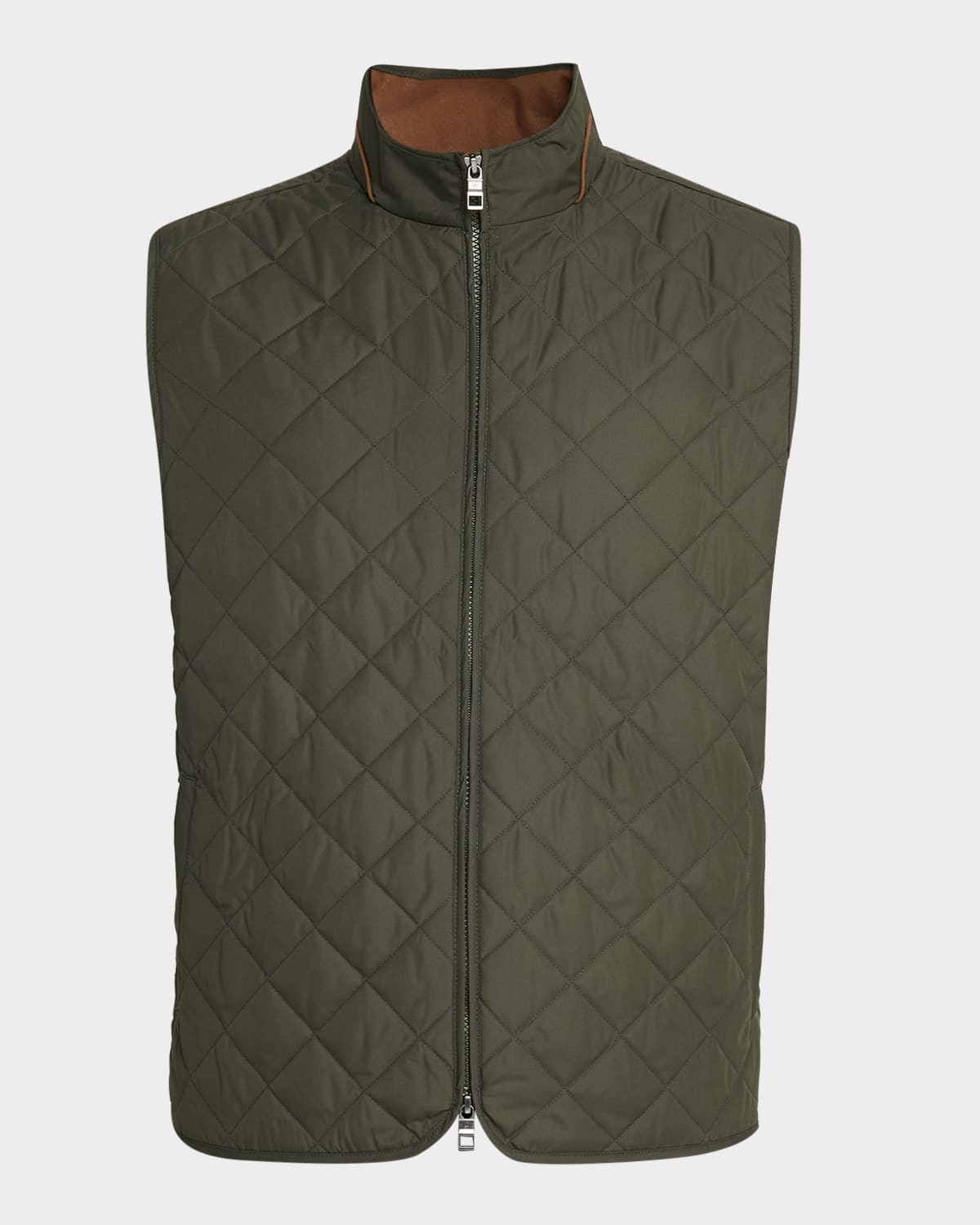 Men & apos;s Essex Quilted Stand-Collar Vest | Neiman Marcus