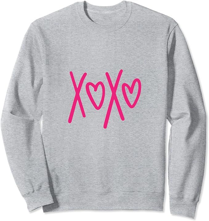 xoxo, valentine's day, love day Sweatshirt | Amazon (US)