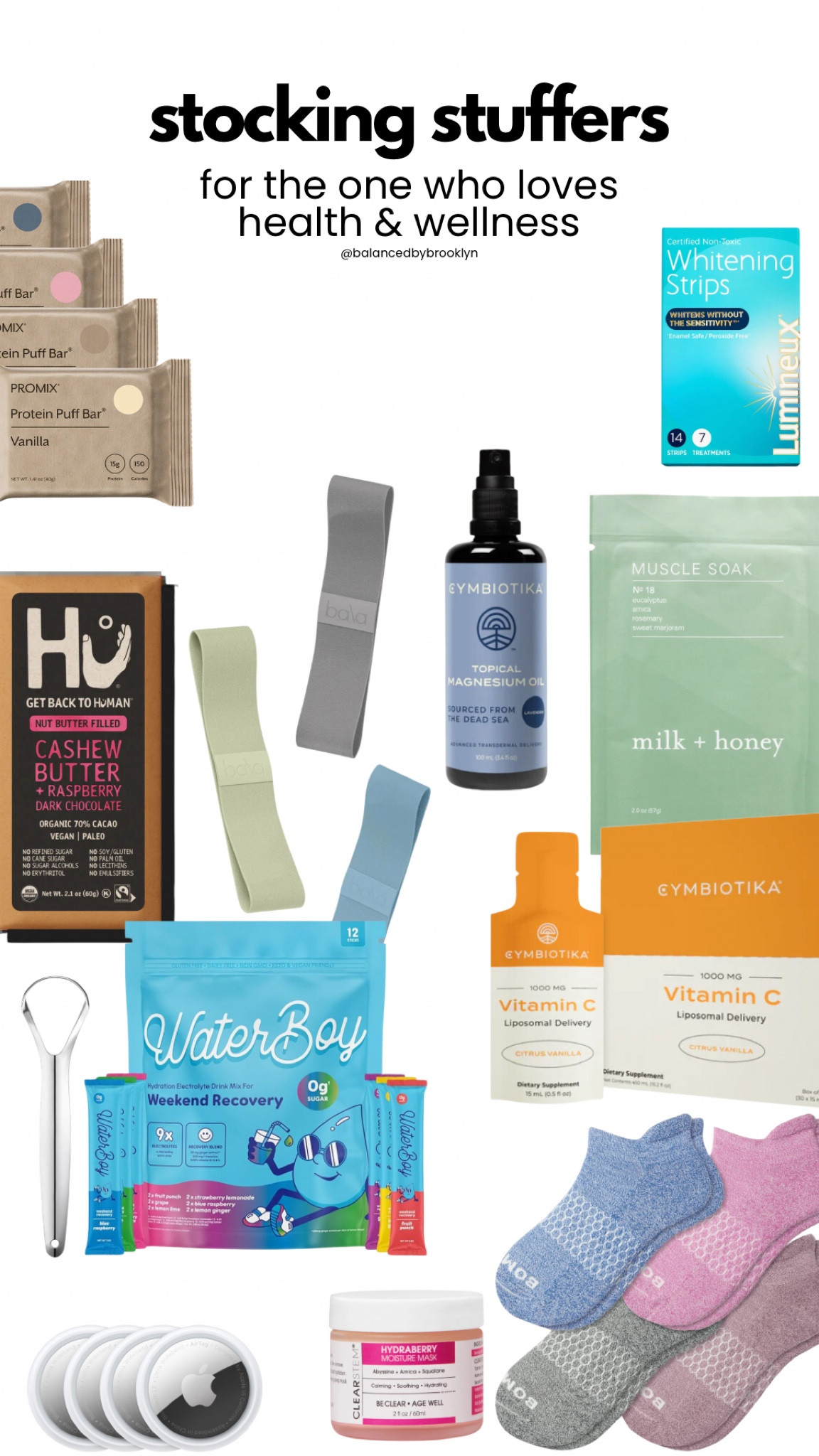 stocking stuffers for the one who loves health & wellness 🤍

#LTKHoliday #LTKCyberWeek #LTKGiftGuide