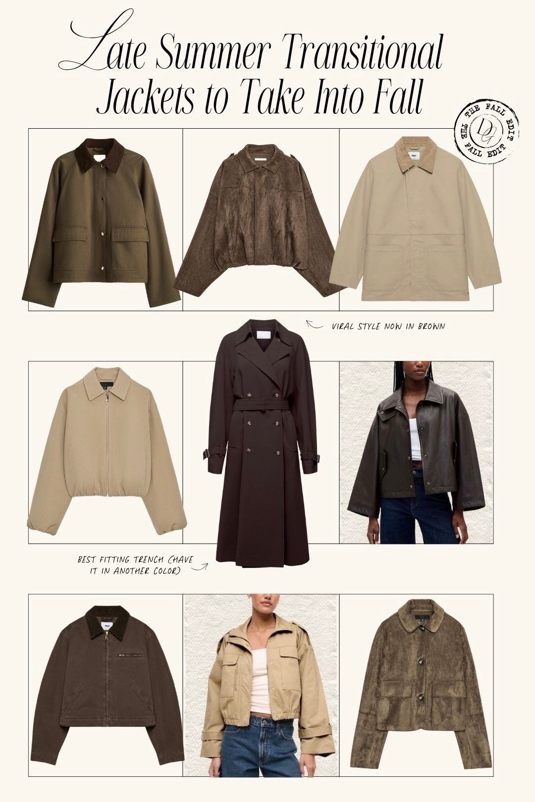 Transitional jackets for early fall 🍂 fall jackets, fall jacket, late summer jackets, light jacket, light jackets, lightweight jackets, trench coat, trench coats, collared jacket, faux suede jackets, faux leather jacket



#LTKStyleTip #LTKFindsUnder100 #LTKSeasonal