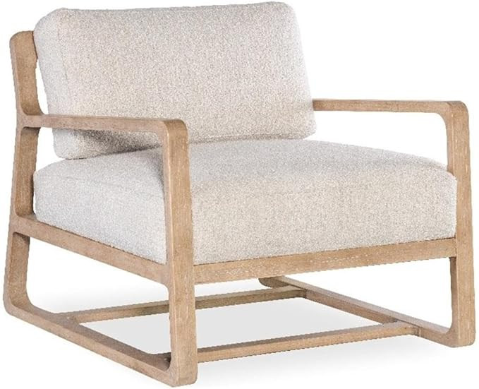 Amazon.com: Hooker Furniture Moraine Transitional Fabric/Wood Accent Chair in Beige : Home & Kitc... | Amazon (US)