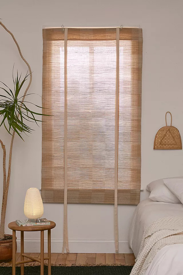 Checkerboard Bamboo Blind | Urban Outfitters (EU)