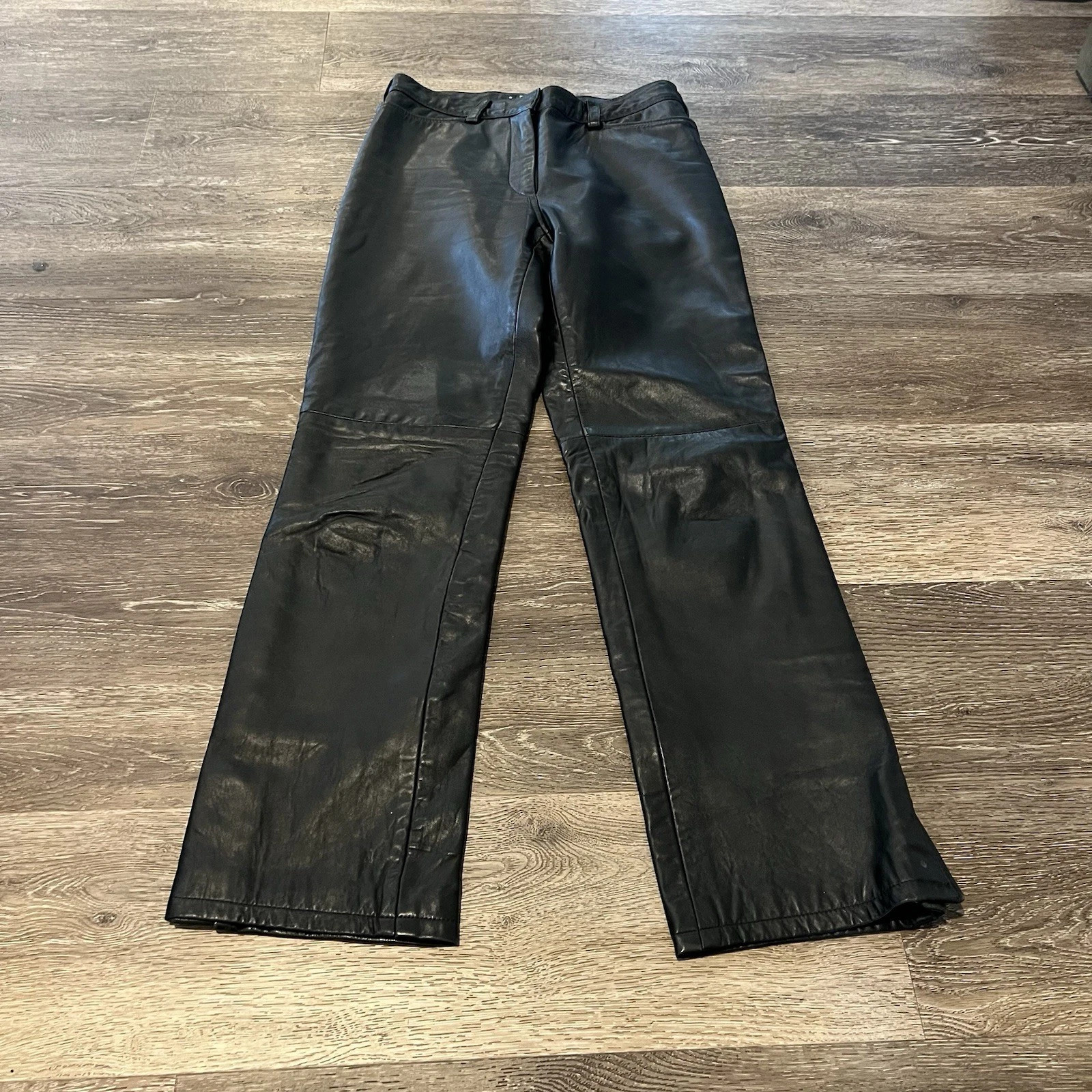 Vintage DKNY Low Rise Black Leather Pants Women’s Size 6 Petite | eBay US