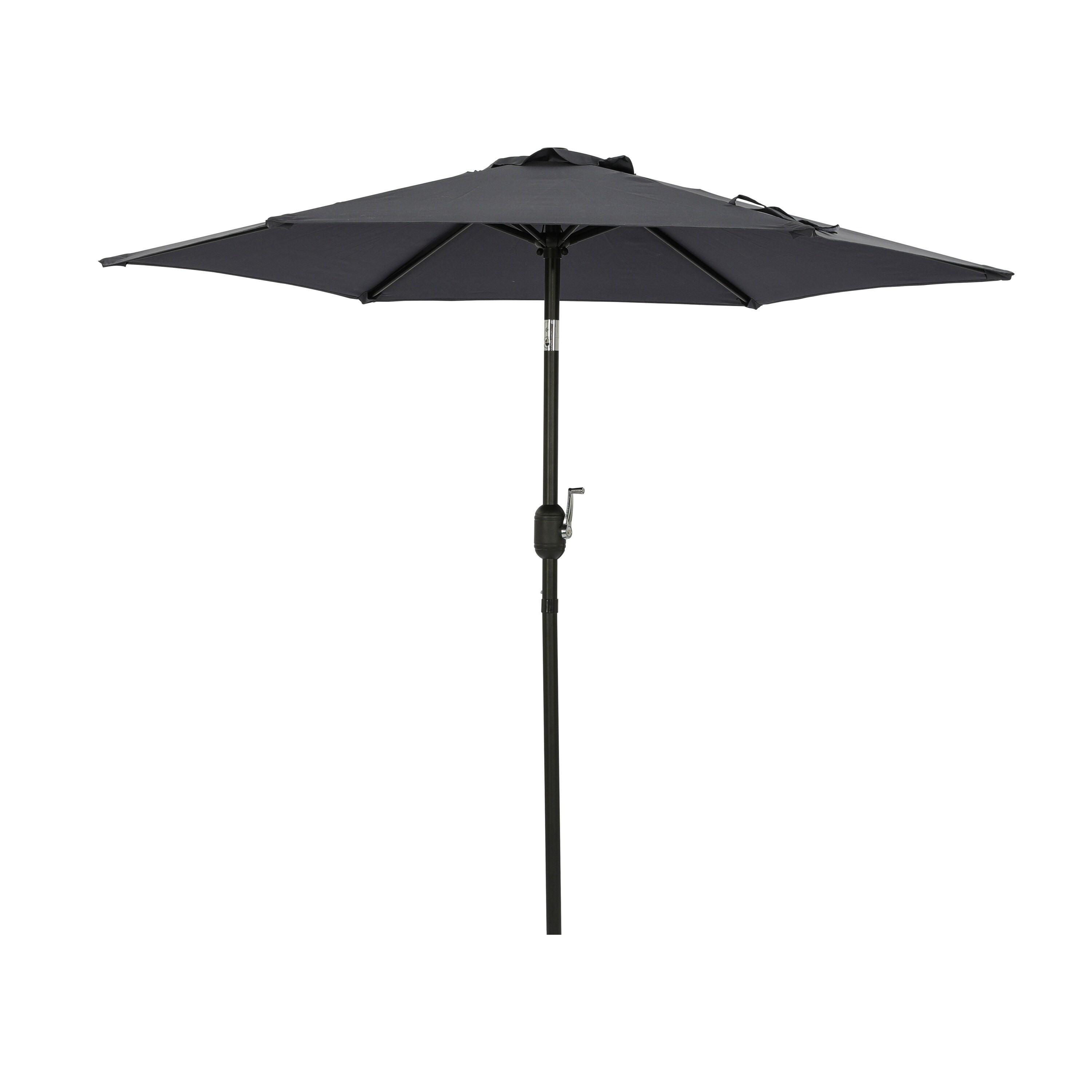 Island Umbrella 7.5-Feet Steel Gray Market Patio Umbrella | Lowe's